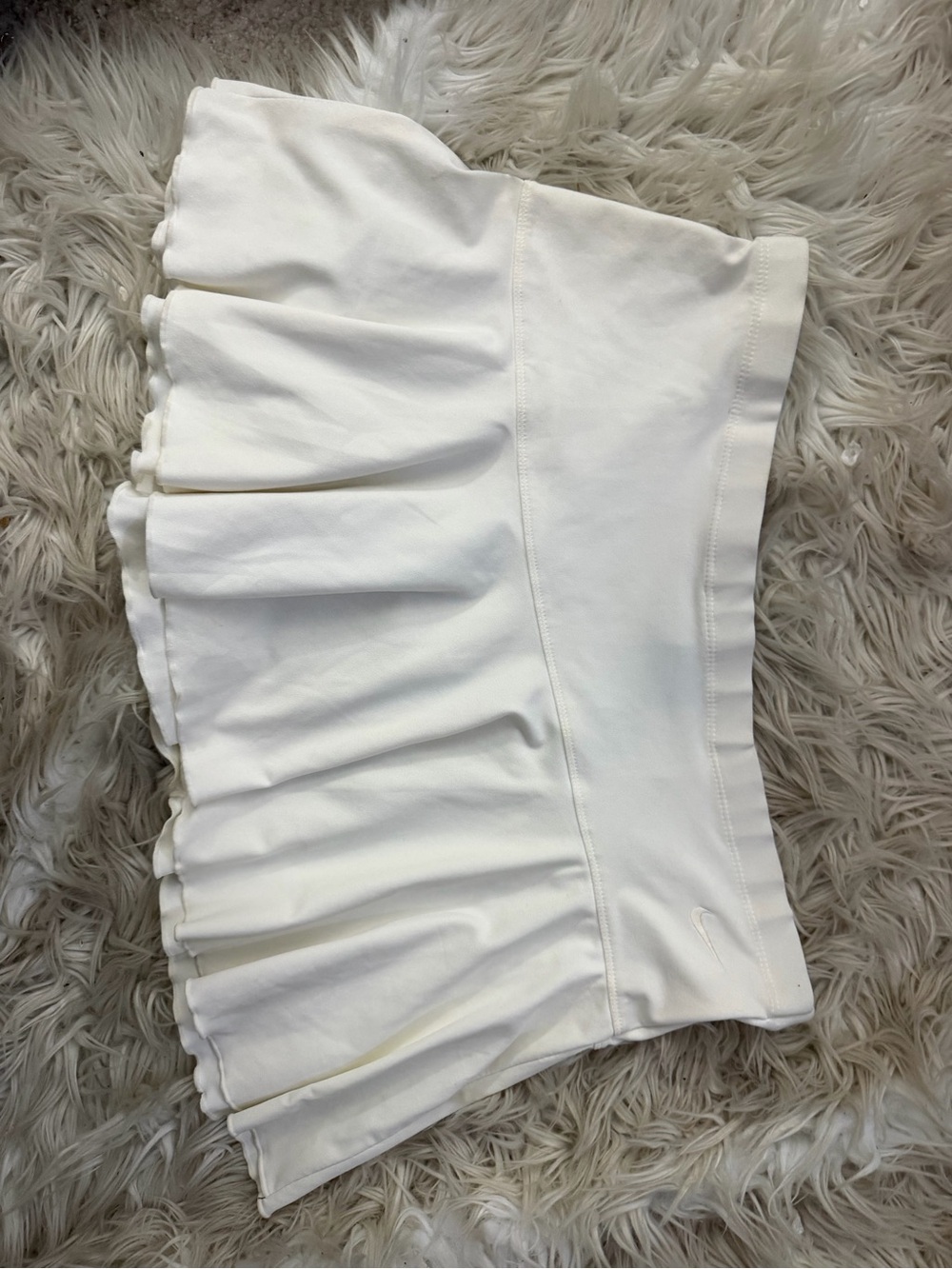 Y2K Nike Drift White Ruffle Tennis Skirt